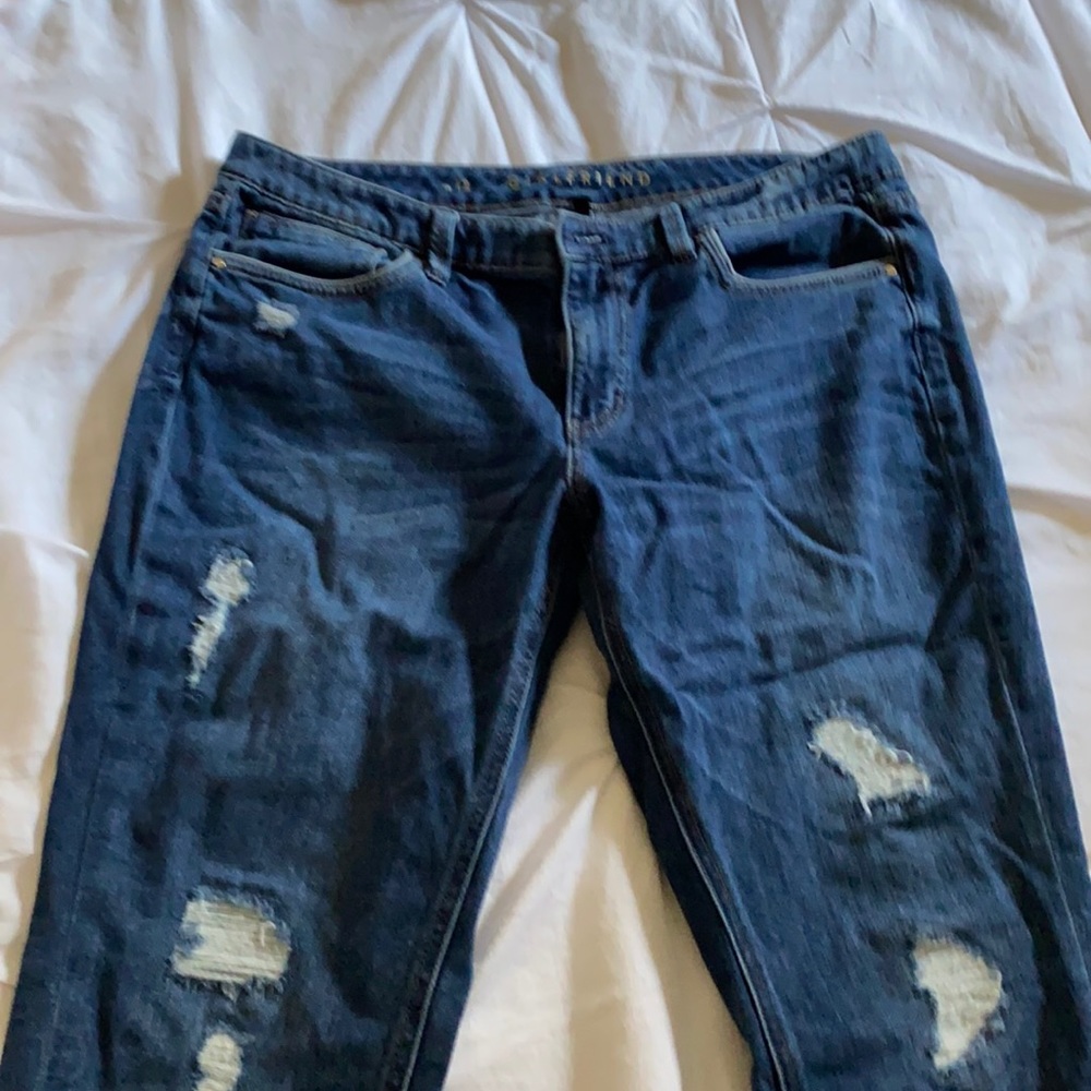 White House Black Market girlfriend jean 12